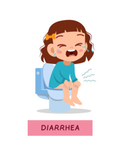 Kid,Boy,Having,Diarrhea,Vector